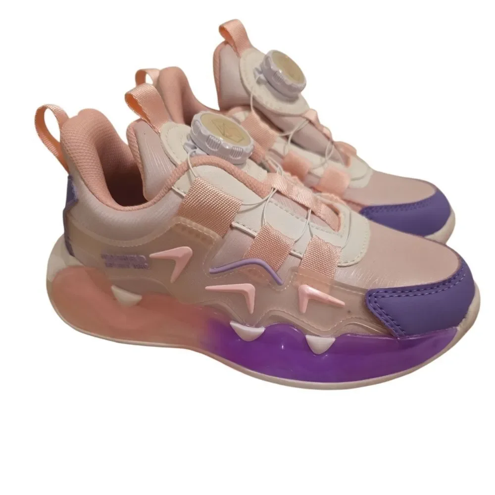 Stylish Pink and Purple Sneakers